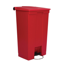 Rubbermaid Red Step On Contain er 87Ltr