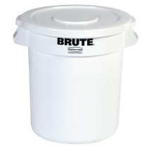 Rubbermaid Round Brute Contain er 121Ltr Container White