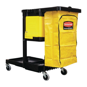 Rubbermaid Cleaning Trolley 975(H) x 552(W) x 1168(D)mm Rubbermaid Cleaning Trolley 975(H) x 552(W) x 1168(D)mm