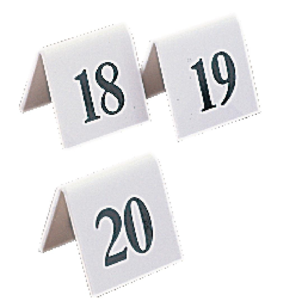 Table MatsPlastic Table Numbers 31-40 - SML Supplies