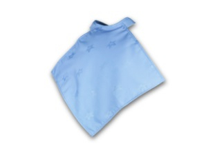 Napkin Style Dignified Adult Clothing Protector - Blue Napkin Style Dignified Adult Clothing Protector - Blue