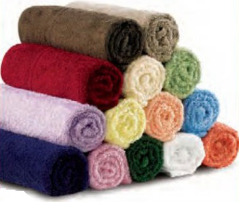 MIP Knitted Bath Towels - Claret (Pack of 6)
