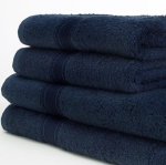 Hand Towel - Navy Blue 50 x 90cm (Pack of 6)
