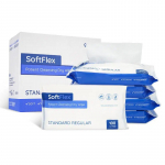 Softflex Regular Dry Wipes (24 x 18cm) 30 x 100