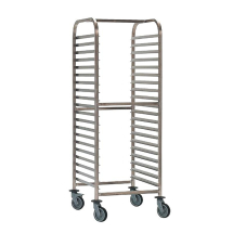 Bourgeat Double Gastronorm Rac king Trolley 15 Shelves