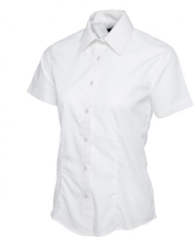 Ladies White Short Sleeve Shirt