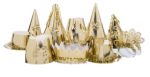 Premier Gold Adult Party Hats Pack of 50