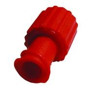 Red Bung For Luer Lock Syringe - Box of 100