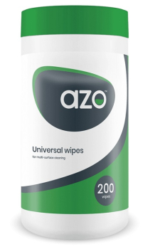 Azo Universal Disinfection Wipes - 12 tubs of 200 Azo Universal Disinfection Wipes - 12 tubs of 200