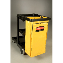 Rubbermaid Replacement Yellow Zip Bag for Janitoral Cart