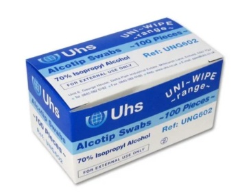 Sterets Pre Injection Swabs -  Box of 100