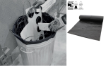 CHSA Black HD Sack - Box 200 100% Recycled Polythene