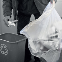 Clear Refuse Sacks Roll 200 18/29 x 39" Recycled Clear Refuse Sacks Roll 200 18/29 x 39" Recycled