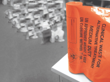 Medium Duty Orange Clinical Waste Sacks on Roll - 500 Bags
