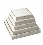 9" Plain White Pizza Box (Box of 100)