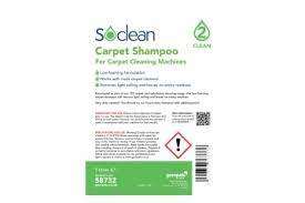 Soclean Water Extraction Carpet Shampoo 5 Litre Soclean Water Extraction Carpet Shampoo 5 Litre