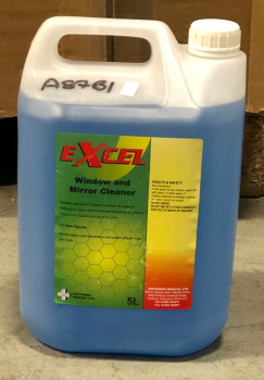 Excel Window & Glass Cleaner  - 5 Litres Excel Window & Glass Cleaner  - 5 Litres
