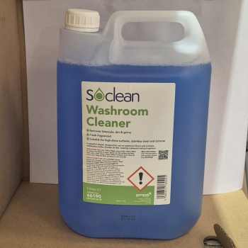 Bathroom & Washroom Cleaner 5 Litres Bathroom & Washroom Cleaner 5 Litres
