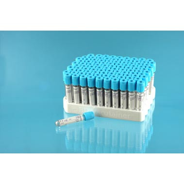 light blue top bd vacutainer