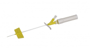 BD SAF T Intima - Yellow 24G .75INX 19MM-with Port - Each