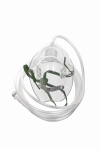 Adult Oxygen Mask with Nose Clip and Tubing