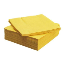 Napkins 2Ply - Yellow 33 x 33cm (x1000)