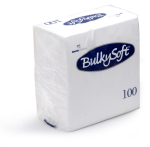 White Napkins  x 100 2 Ply  33 x 33cm