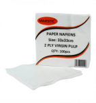 White Napkins  x 2000 2 Ply  33 x 33cm
