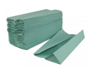 Interfold Green Hand Towel 210 x 245mm - 3600 Pack