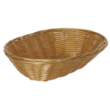 Poly Wicker Oval Food Basket Pack of 6