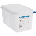 Polypropylene 1/3 Gastronorm Food Container 6Ltr (4 pack)