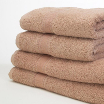 Mirage Bath Towel - Pack of 3 Oatmeal/walnut 480gsm