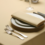 Amalfi Napkin - Buttermilk 51 x 51cm Hemmed edge