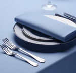 Amalfi Wedgewood Slip Cloths 90cm x 90cm