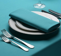 Amalfi Table Cloth Turquoise 132cm x 132cm