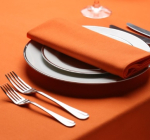 Amalfi Slip Cloth - Tangerine 90cm x 90cm