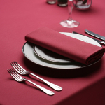 Amalfi Napkin 51 x 51cm Wild Rassberry colour