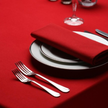 Signature Plus Tablecloth Red - 132cm - square