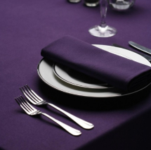 Purple Cottonsoft Tablecloth 45inch x 45inch (114cm x 114cm)