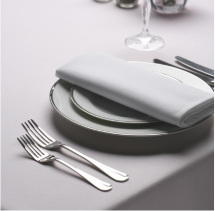 Signature Plus Hemmed Napkin Medrite Grey - 51cm x 51cm Signature Plus Hemmed Napkin Medrite Grey - 51cm x 51cm