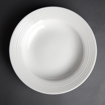 Olympia Linear Pasta Plates 23 0mm