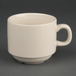 Olympia Ivory Stacking Tea Cups 206ml 7.5oz (12 Pack)