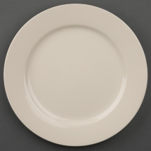 Olympia Ivory Wide Rimmed Plat es 230mm