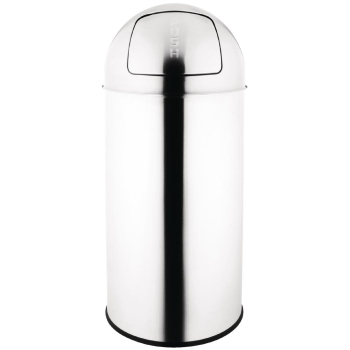 Bolero Bullet Bin Silver 40Ltr Bolero Bullet Bin Silver 40Ltr