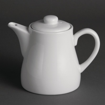 Olympia Whiteware Teapots 483ml 17oz Pacl Quantity 4