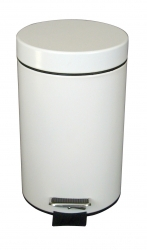Pedal Bin -3 litre White, plastic Liner Pedal Bin -3 litre White, plastic Liner