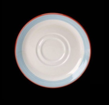 Rio Blue Saucer D/W L/S 14.5cm 5 3/4Inch Pack 36 Rio Blue Saucer D/W L/S 14.5cm 5 3/4Inch Pack 36
