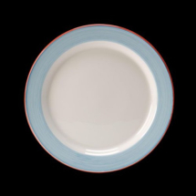 Rio Blue Plate Slimline 25.5cm 10inch Pack 24 Rio Blue Plate Slimline 25.5cm 10inch Pack 24