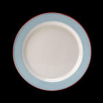 Rio Blue Plate Slimline 25cm 8" Pack 24