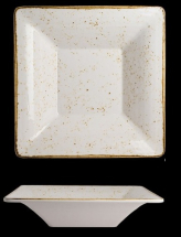 Craft White Buffet: Square Pebble Bowl 34.3cm 2.8Lt Pack6